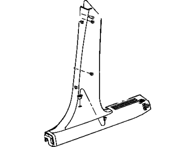 Mopar 5KH88XDVAB Panel-B Pillar Trim Panel