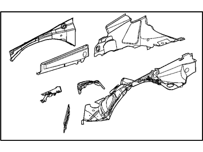 Mopar 5097445AA WHEEL/HOUSE-WHEELHOUSE