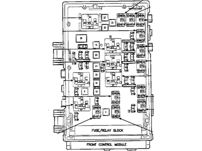 Mopar 4869000AJ Module-Front Control