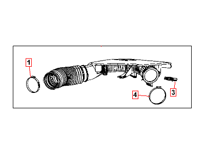 Mopar 4861926AE Clean Air Duct