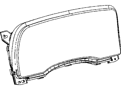 Mopar 68087845AA Mask-Instrument Cluster