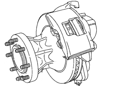 1999 Dodge Ram 2500 Wheel Hub - 5010020AA