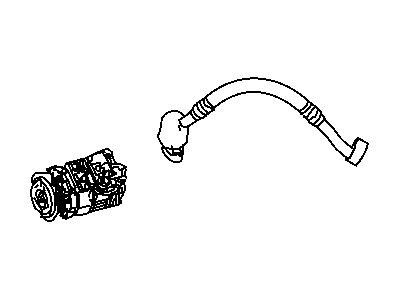 Mopar 68012754AA Line-A/C Suction