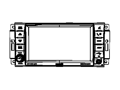 Mopar 5064242AI Radio-AM/FM/DVD/HDD/MP3/REAR Camera