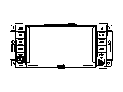 Mopar 5064244AI Radio-AM/FM/DVD/HDD/MP3/SDARS/RR