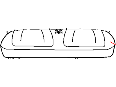 2001 Chrysler Voyager Seat Cushion - UE082T5AA
