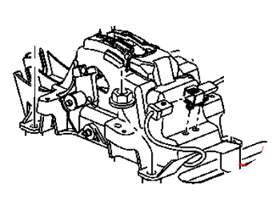 2003 Chrysler PT Cruiser Automatic Transmission Shift Levers - 4668868AD