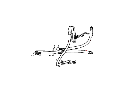 Mopar 55366796AB Line-Power Steering Return