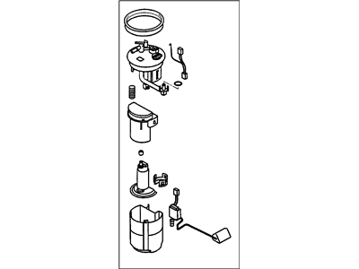 Mopar MR508282 Fuel Pump Assembly