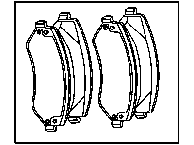 Mopar 5139899AA Front Disc Brake Pad Kit