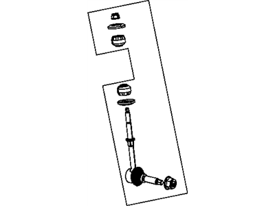 Mopar 68055439AA Link-STABILIZER Bar