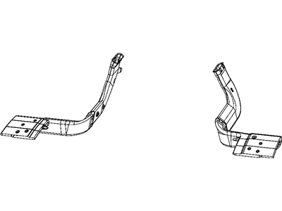 Mopar 5058423AB Duct-Air To Rear Seat