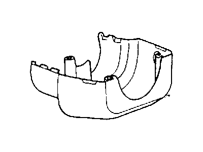 Mopar 5GN30DX9AB SHROUD-Steering Column