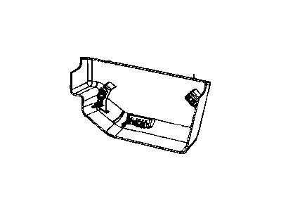 Mopar 1CG55DX9AD Cover-Rear Wiper Motor