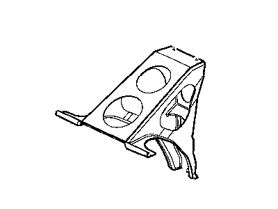 Mopar 4865830AA Bracket-SILL To Fender