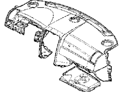 Mopar 4595902AB Panel-Instrument Panel Closeout