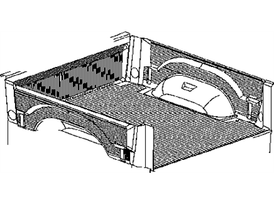 Mopar 55276581AB BEDLINER-Under Rail