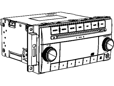 Mopar 5091198AB Radio-Multi Media