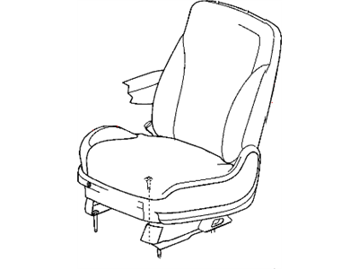 Chrysler Pacifica Seat Cushion - 68002330AA