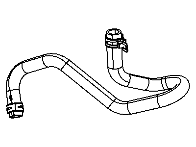 Mopar 4677721AC Hose-COOLANT Bottle To Water PUM