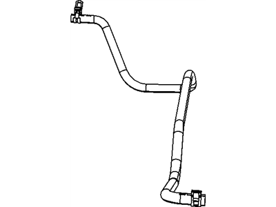 2012 Chrysler Town & Country Radiator Hose - 4677723AA