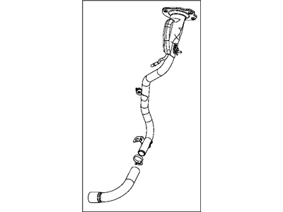 68070711AE Mopar Tube-Fuel Filler Illustration 1 of 1