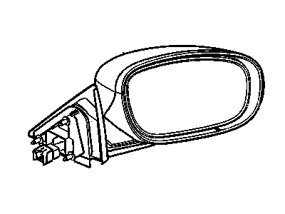 Mopar 5139196AA Mirror-Mirror Replacement