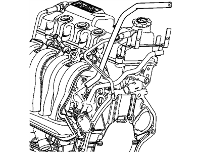 2003 Dodge Neon Brake Booster Vacuum Hose - 5273974AA
