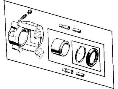 Jeep Comanche Brake Caliper - 5252984