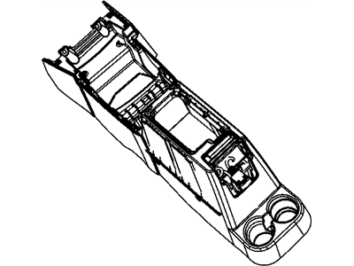 Chrysler Aspen Center Console Base - 1JG421D1AA