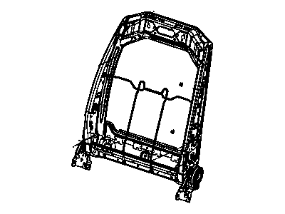 Mopar 4610331AH Frame-Front Seat Back