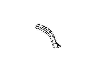 Mopar 55277319AB Molding-Wheel Opening Flare