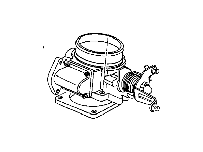 2003 Jeep Wrangler Throttle Body - 5134788AA