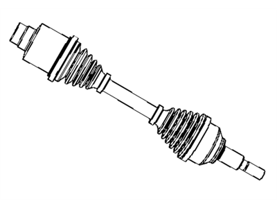 Dodge Axle Shaft - 52123584AA