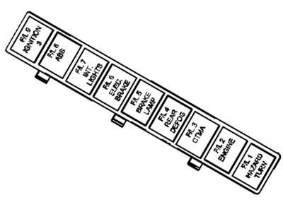 1992 Chrysler Imperial Fuse - 6101620