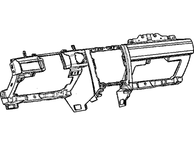 Mopar 5JY781D5AM Instrument Panel-Instrument Lower