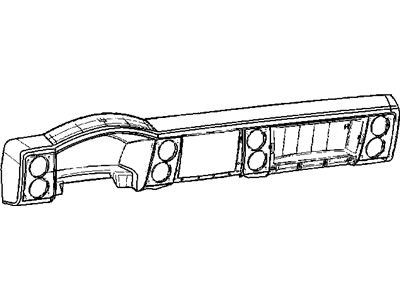 Mopar 1EH75ZJ8AE Bezel-Instrument Panel