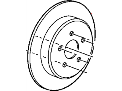 Chrysler PT Cruiser Brake Disc - 5273146AB