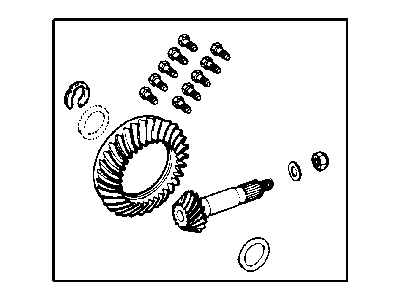 Mopar 5012447AB Gear Kit-Ring And PINION