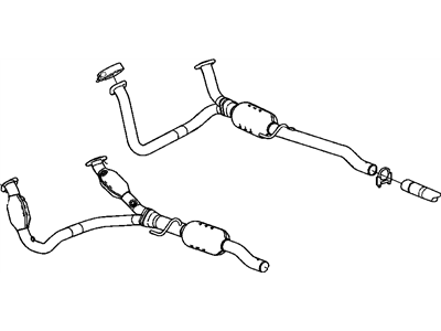 2003 Dodge Ram 1500 Exhaust Pipe - 52103466AB