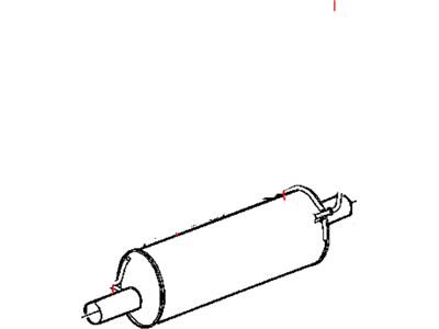 Mopar 52103450AA Exhaust Muffler