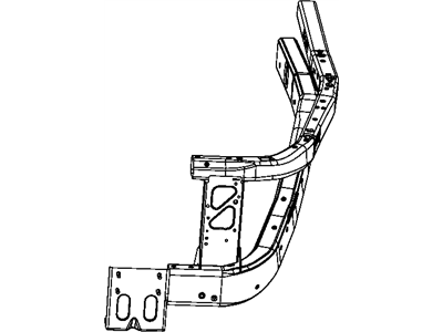 2009 Dodge Durango Radiator Support - 55364757AB