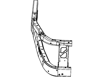 2009 Dodge Durango Radiator Support - 55364756AB