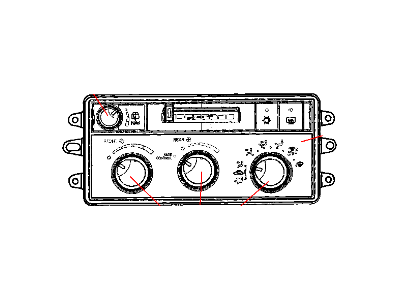 Mopar 55057280AA Air Conditioning And Heater Auxiliary Control Switch