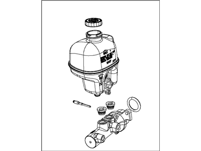 Dodge Ram 1500 Brake Master Cylinder - 5080888AB