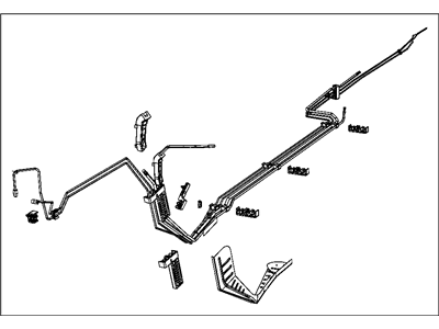 Mopar 68057673AD Line-Fuel And Brake Tube