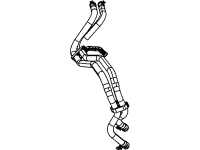 Mopar 55037830AC Hose-Heater Supply And Return