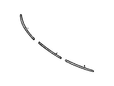 Mopar 4878114AA Seal Cowl Screen To Plenum