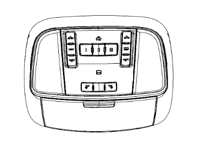 2013 Jeep Grand Cherokee Dome Light - 5LB591DAAA