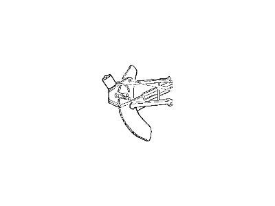 1993 Jeep Grand Wagoneer Window Motor - 56005164